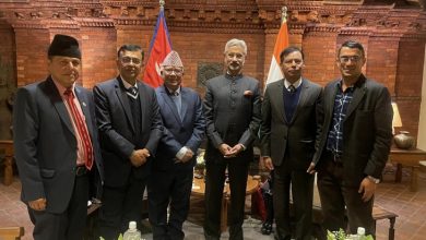 अध्यक्ष नेपाल र भारतका विदेशमन्त्रीबीच भेट