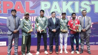 नेपाल–पाकिस्तान मैत्रीपूर्ण क्रिकेट सम्पन्न